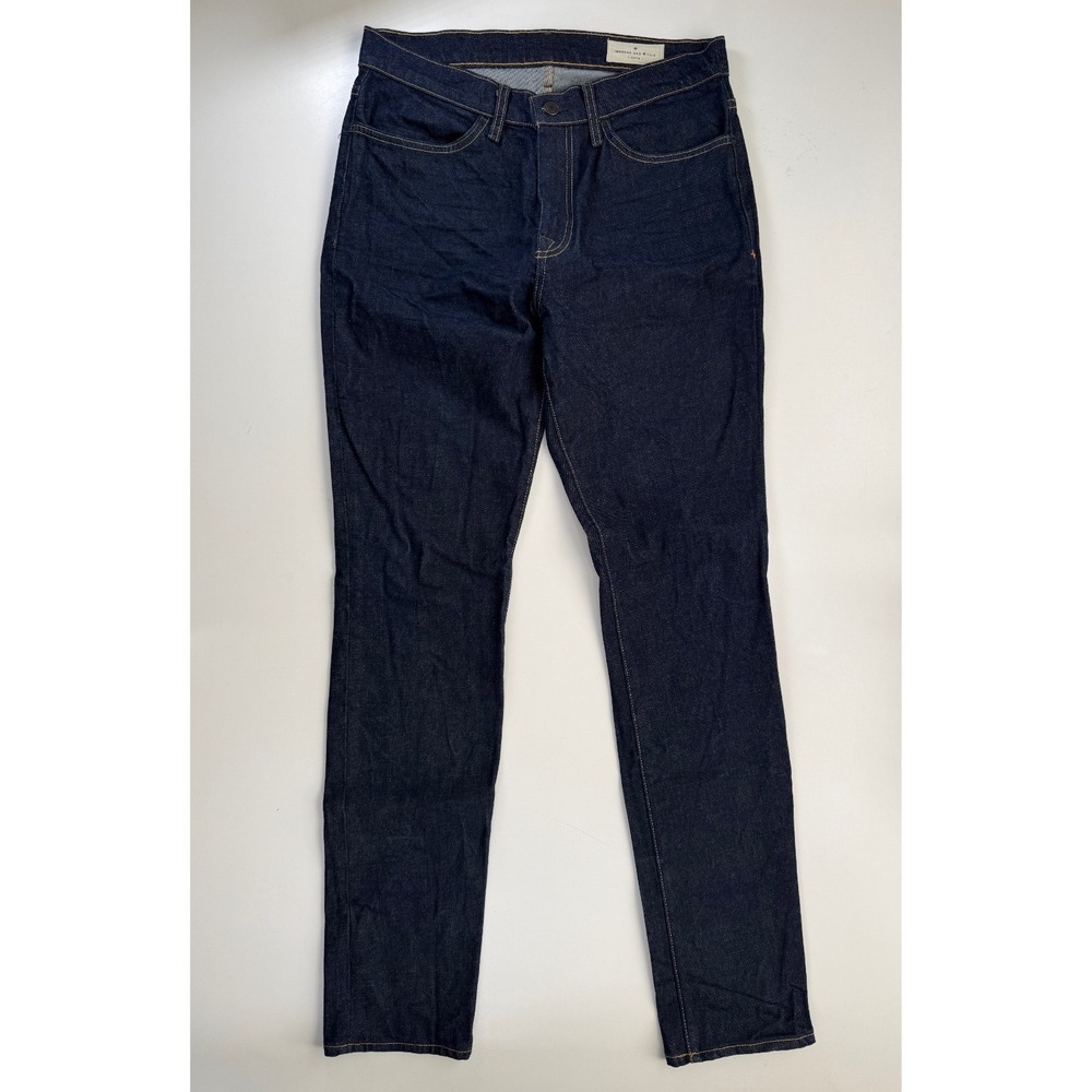 IMOGENE + WILLIE Imogene Slim Jean Womens 30 Dark Wash Denim Stretch Made in USA